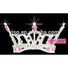 Venda de acessórios de acessórios de cabelo grande princesa rhinestone diamante princesa tiara